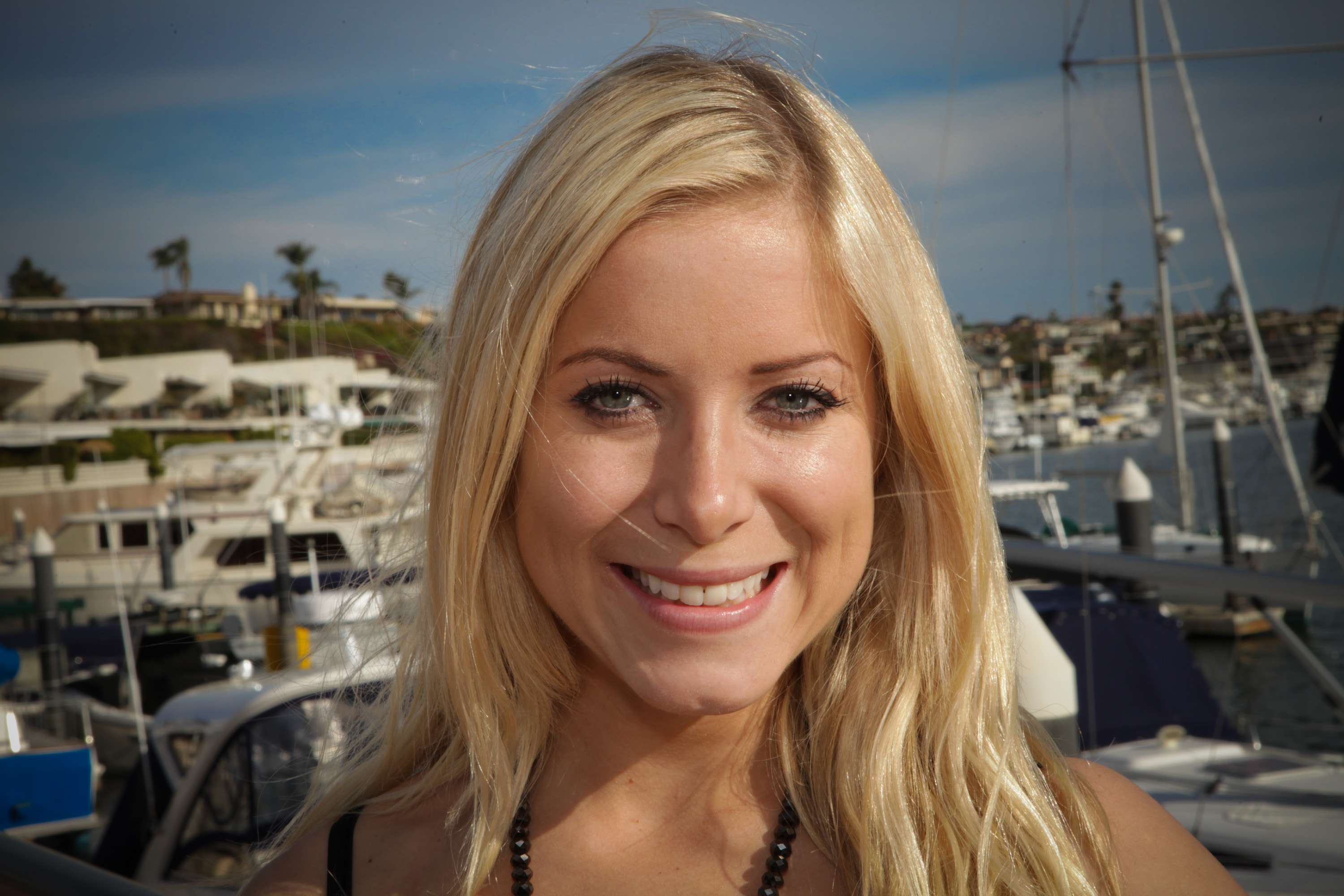 Dr. Niccole, a doctor in Newport Beach, has given his daughter Brittany breast implants for her 18th birthday. Pictured is his other daughter Charm who gets facials and botox from her father on a regular basis.