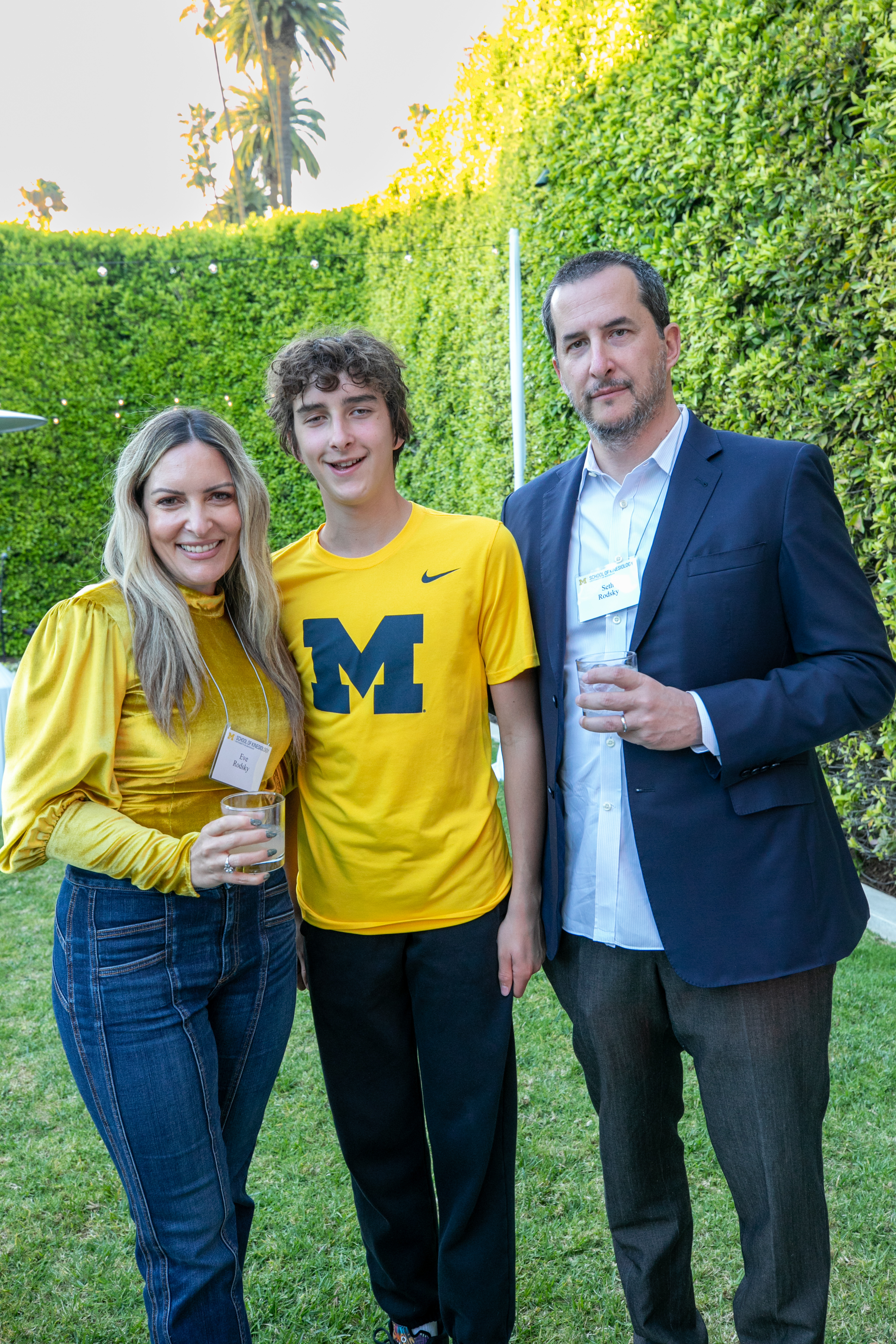 Eve Rodsky and her husband Seth Rodsky host a University of Michigan School of Kinesiology event at their Beverly Hills home.